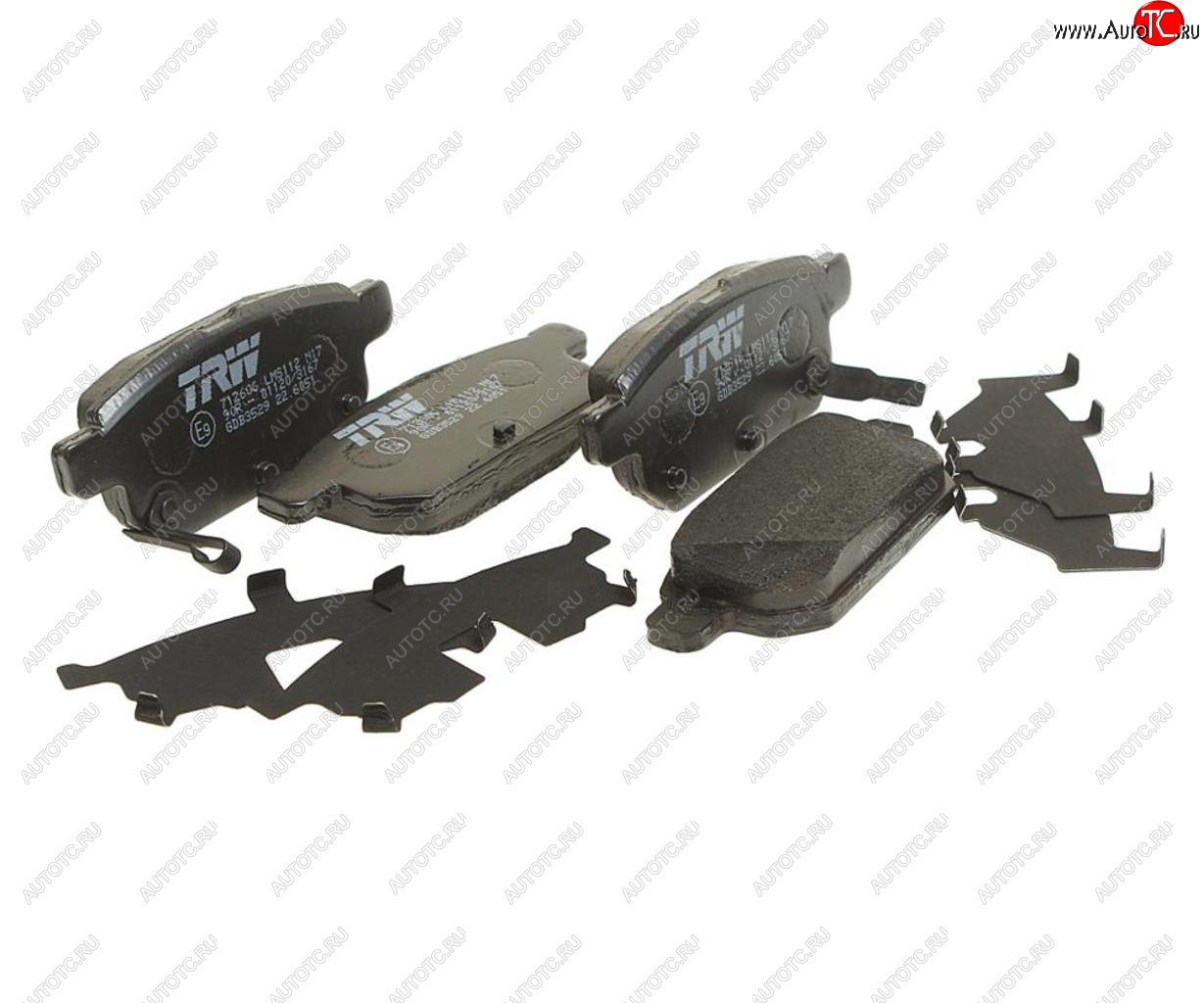 3 799 р. Колодки тормозные задние (4шт.) TRW Suzuki Swift ZC72S дорестайлинг, хэтчбэк 5 дв. (2010-2013)  с доставкой в г. Воронеж