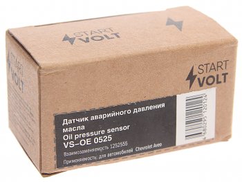 232 р. Датчик давления масла CHEVROLET Cruze (09-) STARTVOLT STARTVOLT vs-oe0525  с доставкой в г. Воронеж. Увеличить фотографию 3