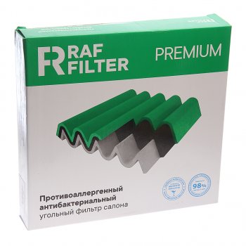 1 459 р. Фильтр воздушный салона GEELY Tugella (FY11) угольный антиаллергенный RAF FILTER RAF FILTER rf015  с доставкой в г. Воронеж. Увеличить фотографию 3