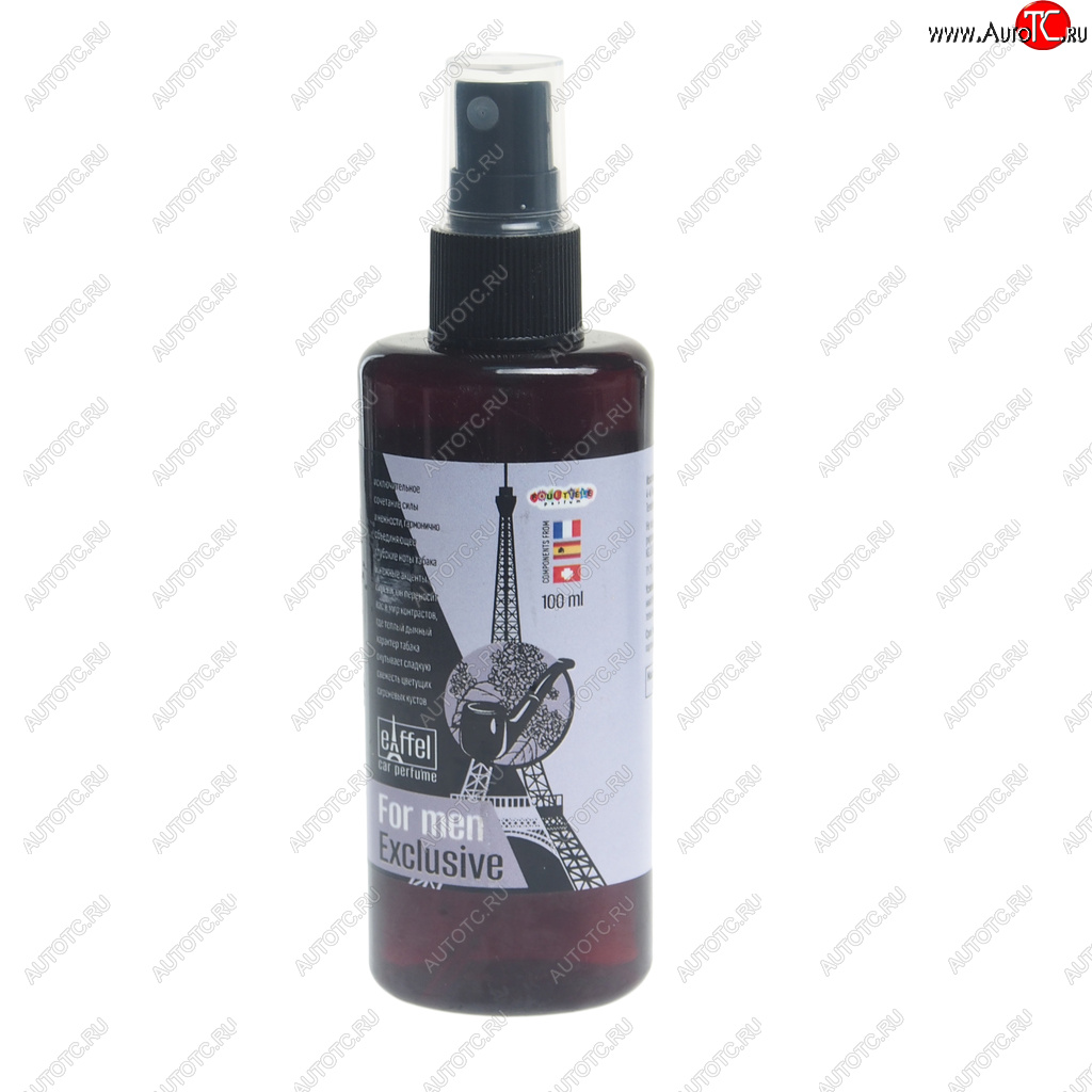 115 р. Ароматизатор спрей (for men exclusive) 100мл Eiffel Tobacco FOUETTE FOUETTE ef-06  с доставкой в г. Воронеж