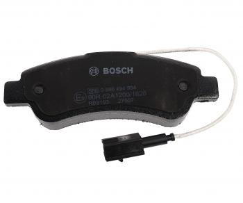 2 899 р. Колодки тормозные задние (4шт.) BOSCH Fiat Ducato 250 (2006-2014)  с доставкой в г. Воронеж. Увеличить фотографию 2