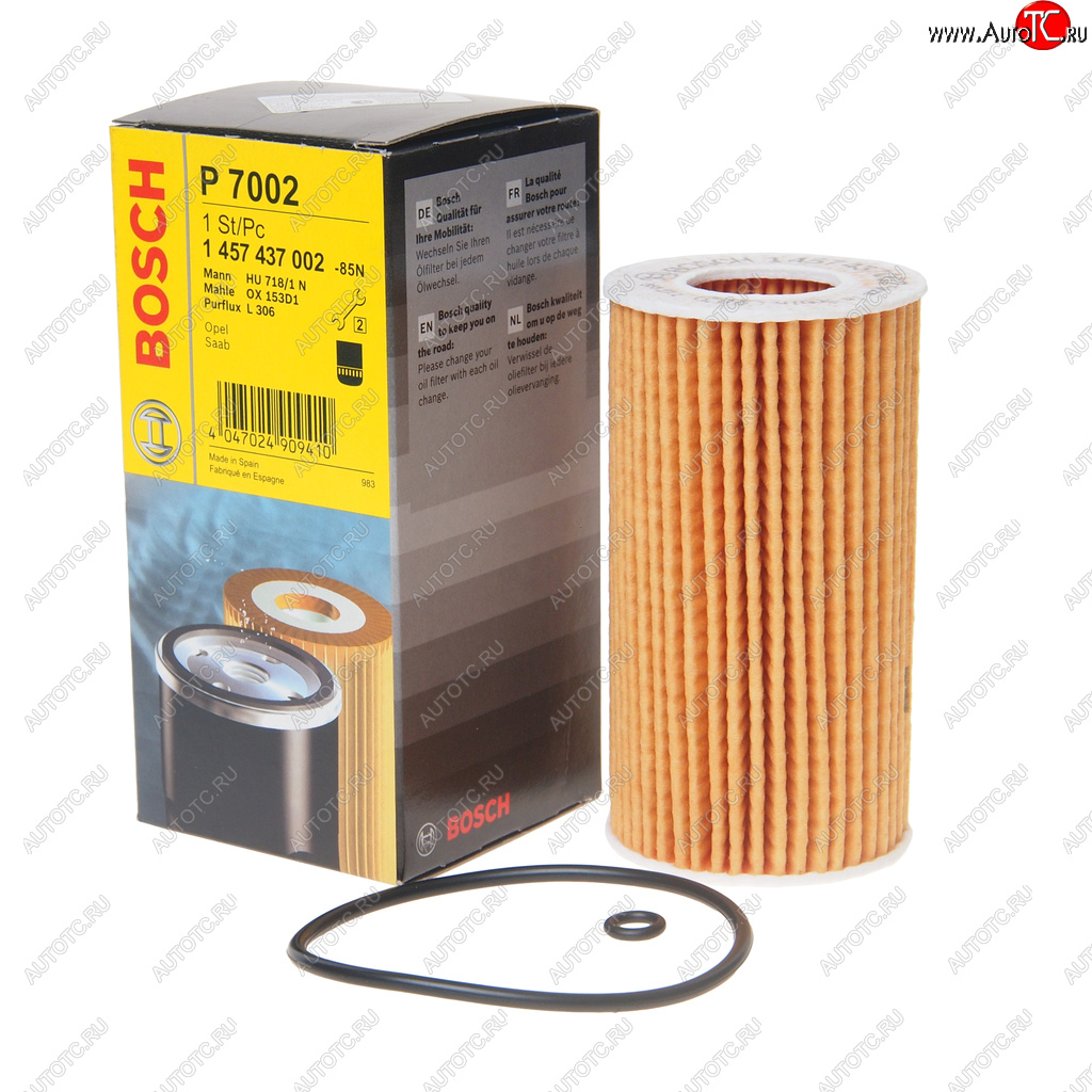 669 р. Фильтр масляный OPEL (98-05) BOSCH BOSCH 1457437002  с доставкой в г. Воронеж