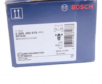 3 999 р. Колодки тормозные передние (4шт.) BOSCH Mercedes-Benz S class W140 Купе (1991-1998)  с доставкой в г. Воронеж. Увеличить фотографию 4