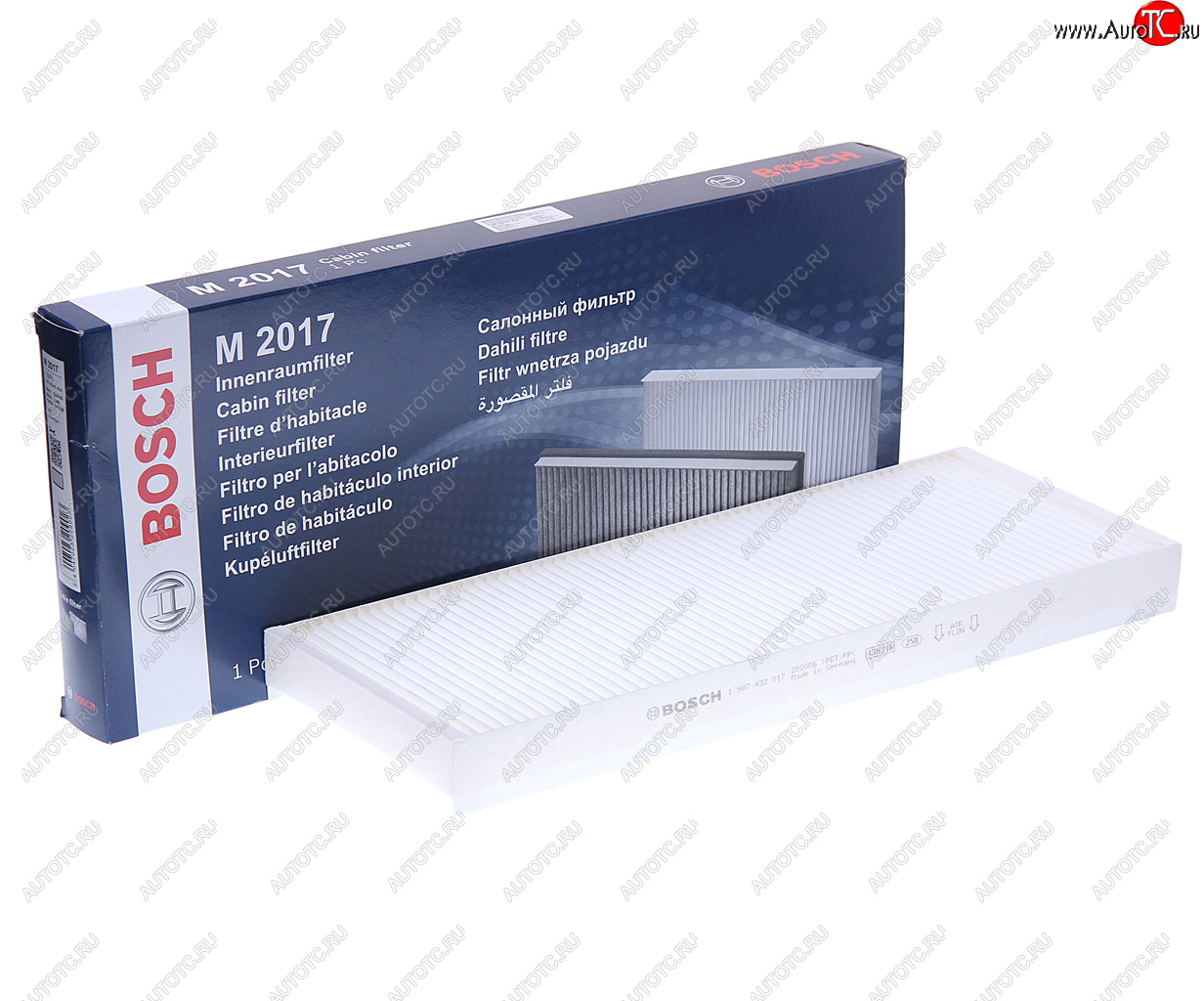 759 р. Фильтр воздушный салона VW Passat B5 (97-00) AUDI A4 (95-01) BOSCH BOSCH 1987432017  с доставкой в г. Воронеж