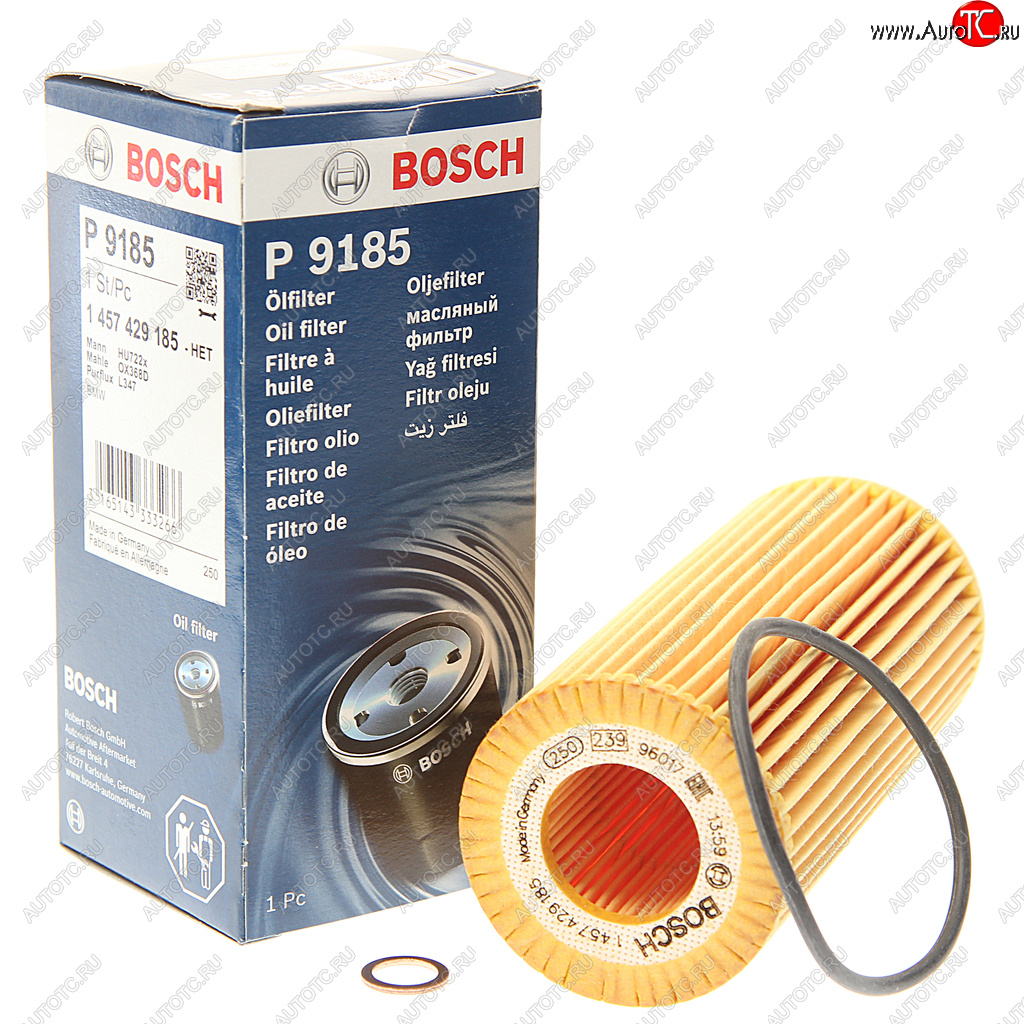 799 р. Фильтр масляный BMW 1 (E87),3 (E90,E46),5 (E60),7 (E65),X3 (E83) (TDI) BOSCH BOSCH 1457429185  с доставкой в г. Воронеж