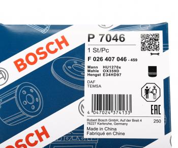 1 099 р. Фильтр масляный DAF 75,85CF,CF75,CF85,XF95 BOSCH BOSCH f026407046  с доставкой в г. Воронеж. Увеличить фотографию 5