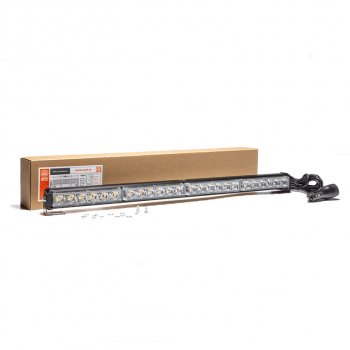 Балка светодиодная 1224V 24Вт кронштейн стробоскоп 1 стор.(4 блока Epistar) AVTOELECTRICA AVTOELECTRICA ae24w-4eps-1s