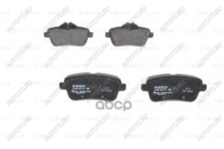 2 699 р. Колодки тормозные задние (4шт.) BOSCH Mercedes-Benz ML class W166 (2011-2015)  с доставкой в г. Воронеж