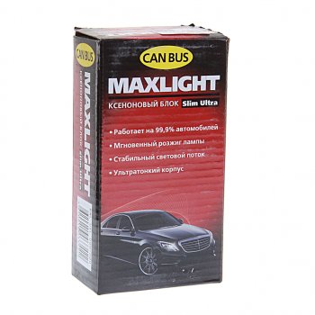 1 839 р. Блок контрольный Xenon 12V с обманкой slim Ultra MAXLIGHT MAXLIGHT slim ultra  с доставкой в г. Воронеж. Увеличить фотографию 2