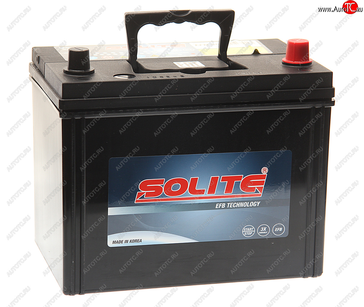 18 449 р. Аккумулятор SOLITE EFB Asia 80Ач обратная полярность SOLITE 6ст80(0) s95l  с доставкой в г. Воронеж