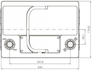 10 549 р. Аккумулятор VOLTHOR Ultra 60Ач обратная полярность VOLTHOR 6ст60(0) 56008  с доставкой в г. Воронеж. Увеличить фотографию 4