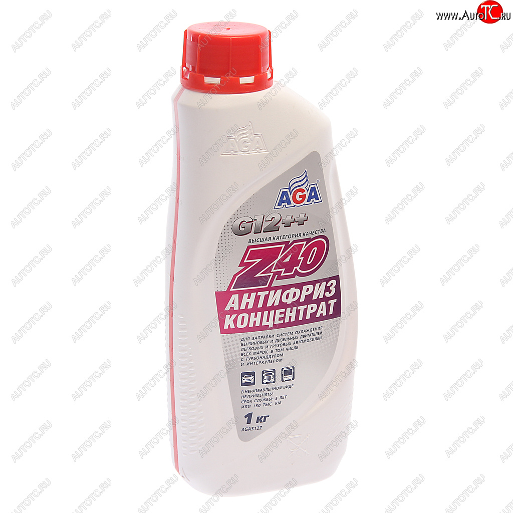 529 р. Антифриз красный концентрат 0.946л Antifreeze Z40 AGA AGA aga312z  с доставкой в г. Воронеж