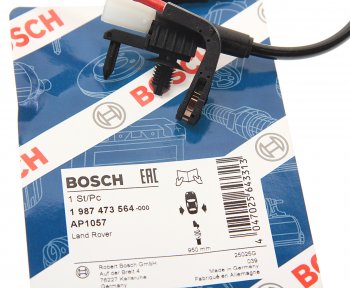 1 199 р. Датчик износа тормозных колодок LAND ROVER Range Rover (12-) задний (1шт.) BOSCH BOSCH 1987473564  с доставкой в г. Воронеж. Увеличить фотографию 2