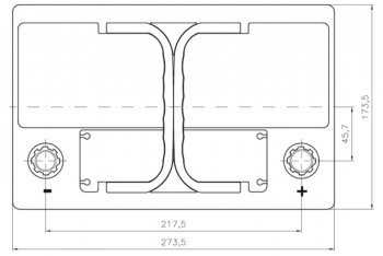 11 549 р. Аккумулятор VOLTHOR Ultra 73Ач обратная полярность,низкий VOLTHOR 6ст73(0) 57309  с доставкой в г. Воронеж. Увеличить фотографию 4