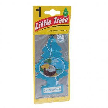 Ароматизатор подвесной пластина (карибский коктейль) Елочка CAR FRESHNER CAR FRESHNER u1p-10324-russ