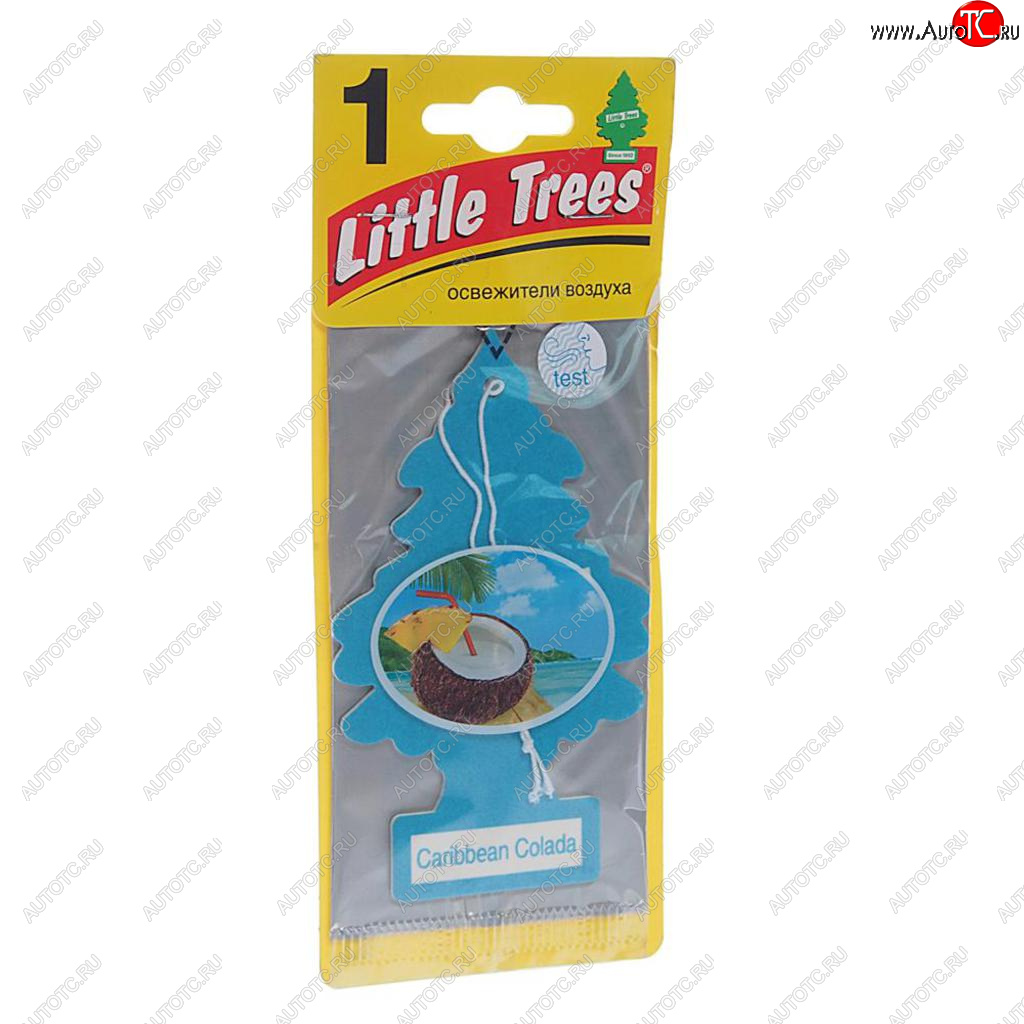 157 р. Ароматизатор подвесной пластина (карибский коктейль) Елочка CAR FRESHNER CAR FRESHNER u1p-10324-russ  с доставкой в г. Воронеж