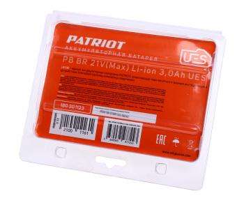 5 599 р. Аккумулятор для электроинструмента 21.0В 3.0Ач PATRIOT PATRIOT 180301123  с доставкой в г. Воронеж. Увеличить фотографию 5
