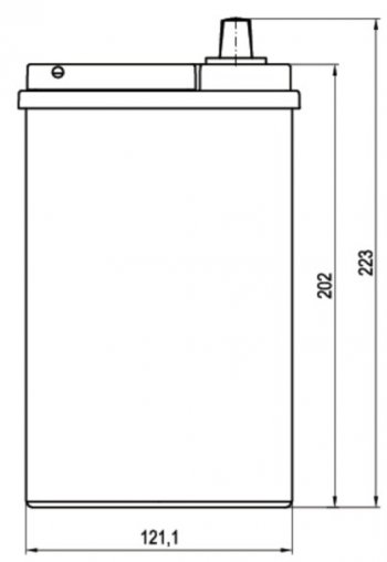 8 749 р. Аккумулятор VOLTHOR Ultra 45Ач обратная полярность VOLTHOR 6ст45(0) 5452384 b24  с доставкой в г. Воронеж. Увеличить фотографию 3