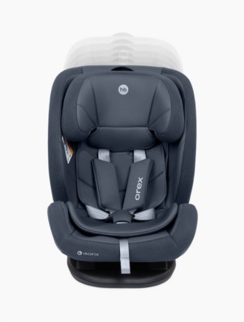 15 399 р. Автокресло детское 0-36кг (0+I-ll-IlI) 0-12лет dark blue OREX Isofix HAPPY BABY HAPPY BABY 4690624065484  с доставкой в г. Воронеж. Увеличить фотографию 6