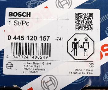 36 849 р. Форсунка IVECO топливная BOSCH BOSCH 0445120157 BOSCH 0445120157  с доставкой в г. Воронеж. Увеличить фотографию 7
