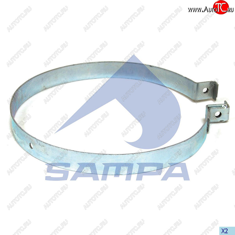 1 129 р. Хомут глушителя IVECO EuroTech SAMPA SAMPA 060.225  с доставкой в г. Воронеж
