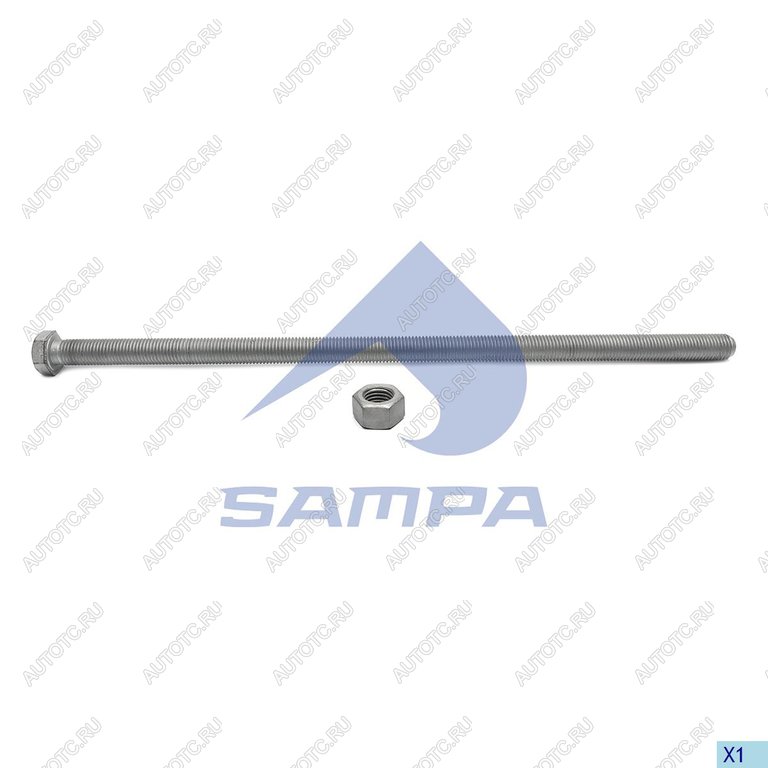 839 р. Болт седельного устройства регулировочный M16x2 (с гайкой) SAMPA SAMPA 092.748  с доставкой в г. Воронеж