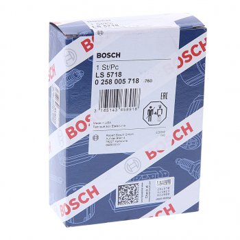 4 749 р. Датчик кислорода FORD Focus (98-04),Mondeo MAZDA Tribute (00-08) перед катализатором BOSCH BOSCH 0258005718 BOSCH 0258005718  с доставкой в г. Воронеж. Увеличить фотографию 2