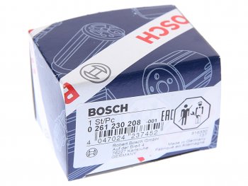 2 999 р. Датчик давления AUDI A4 (08-) хладагента кондиционера BOSCH BOSCH 0261230208  с доставкой в г. Воронеж. Увеличить фотографию 4