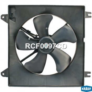 2 679 р. Вентилятор CHEVROLET Lacetti (1.4) охлаждения электрический в сборе KRAUF KRAUF rcf0097cd  с доставкой в г. Воронеж. Увеличить фотографию 3