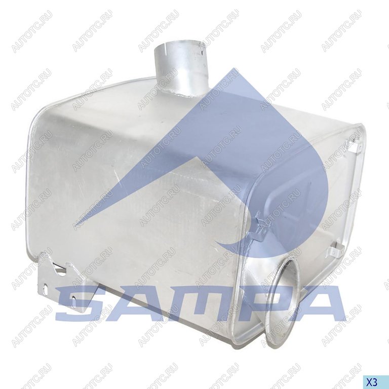 24 699 р. Глушитель MERCEDES Axor (02-04) SAMPA SAMPA 010.451  с доставкой в г. Воронеж