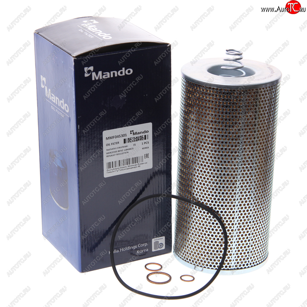 939 р. Фильтр масляный MERCEDES (дв.OM421,422,402,403) MAN M90 MANDO MANDO mmf045301  с доставкой в г. Воронеж