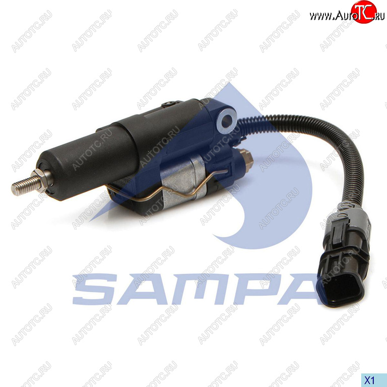 13 199 р. Цилиндр MAN F2000,TGA остановки двигателя пневматический SAMPA SAMPA 023.168  с доставкой в г. Воронеж