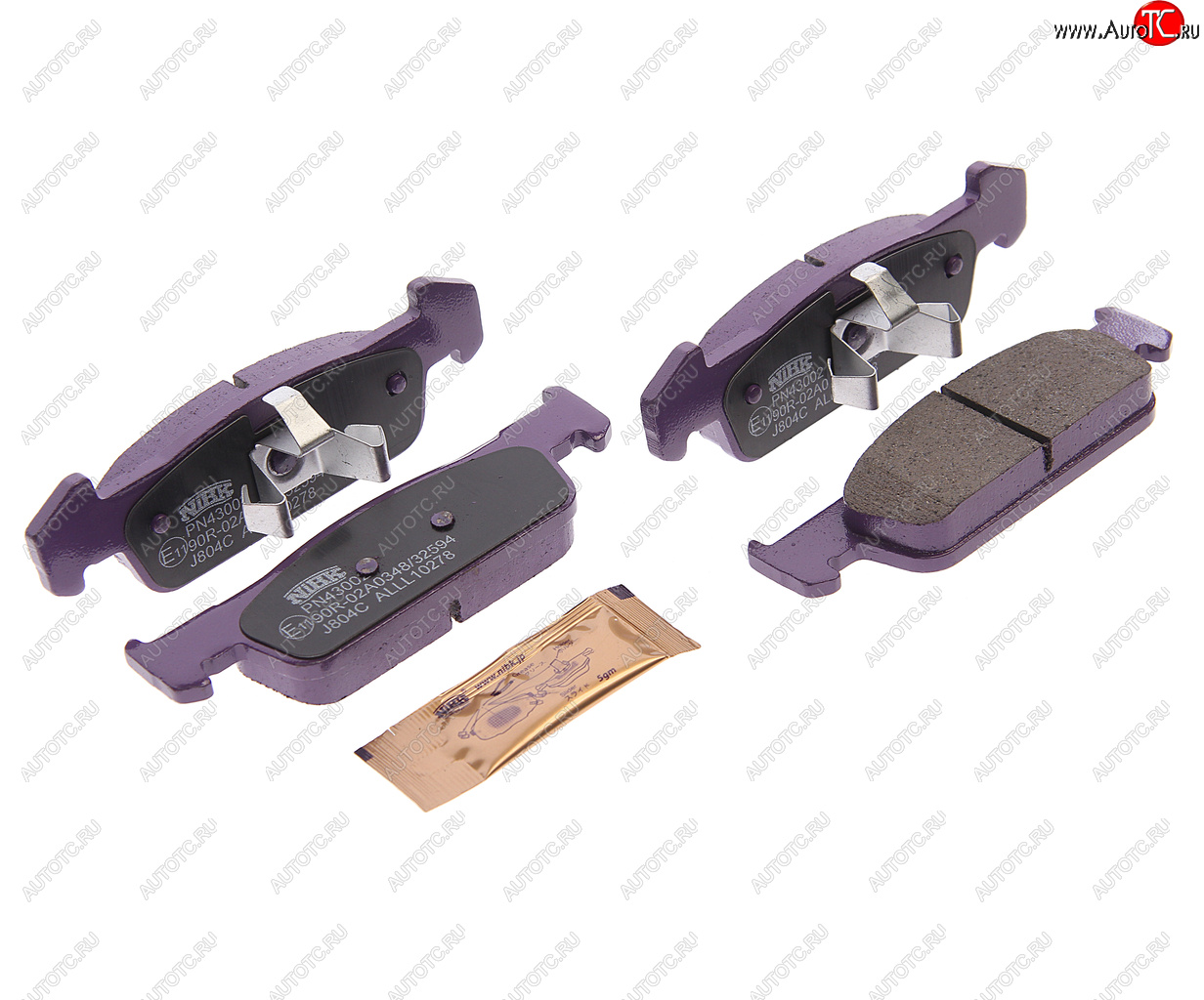 2 299 р. Колодки тормозные передние (4шт.) NIBK Renault Sandero (B8) рестайлинг (2018-2025)  с доставкой в г. Воронеж