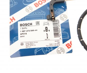 1 329 р. Датчик износа тормозных колодок BMW 7 (E65,E66) задний BOSCH BOSCH 1987473044  с доставкой в г. Воронеж. Увеличить фотографию 2