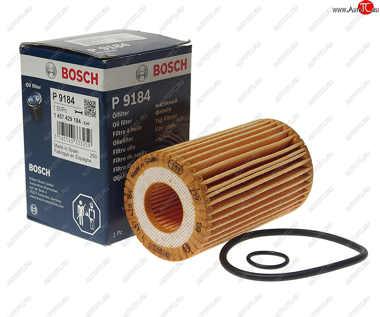 589 р. Фильтр масляный RENAULT BOSCH BOSCH 1457429184  с доставкой в г. Воронеж