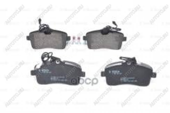 4 199 р. Колодки тормозные передние (4шт.) BOSCH Peugeot 407 седан (2004-2010)  с доставкой в г. Воронеж