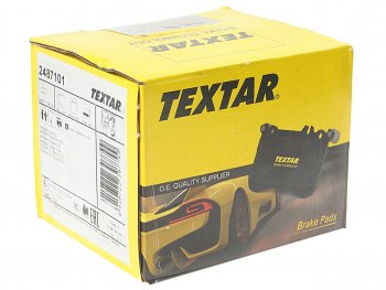 2 699 р. Колодки тормозные задние (4шт.) TEXTAR Suzuki Grand Vitara JT 3 двери дорестайлинг (2005-2008)  с доставкой в г. Воронеж. Увеличить фотографию 2