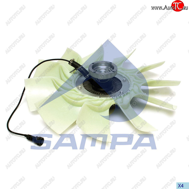 41 999 р. Вентилятор VOLVO FM9,12,13 охлаждения радиатора с муфтой SAMPA SAMPA 033.228-01  с доставкой в г. Воронеж