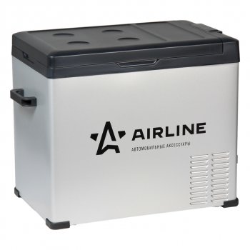 30 599 р. Автохолодильник 50л 65х36х49см компрессорный 12-24V 60W металл,пластик 17.29кг AIRLINE AIRLINE acfk003 AIRLINE acfk003  с доставкой в г. Воронеж. Увеличить фотографию 2