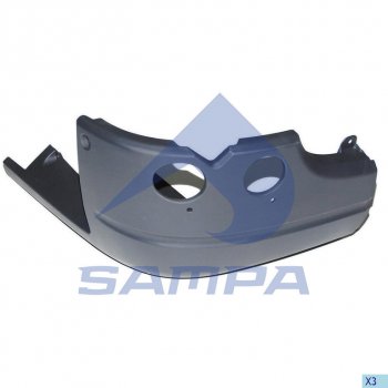 Бампер SCANIA P,G,R,T series правая часть SAMPA SAMPA 18400137