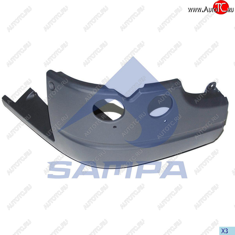 3 899 р. Бампер SCANIA P,G,R,T series правая часть SAMPA SAMPA 18400137  с доставкой в г. Воронеж