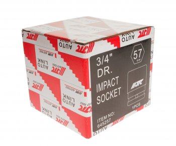 2 899 р. Головка торцевая 3/4 57мм ударная L=74мм JTC JTC TOOLS CO., LTD jtc-645257 JTC TOOLS CO., LTD jtc-645257  с доставкой в г. Воронеж. Увеличить фотографию 3