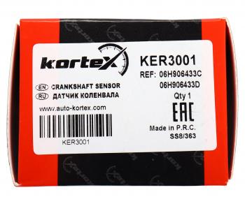1 499 р. Датчик положения коленвала VW Amarok,Golf,Jetta,Passat AUDI A3,A4,Q3,Q5 SKODA Octavia,Yeti KORTEX KORTEX ker3001  с доставкой в г. Воронеж. Увеличить фотографию 3