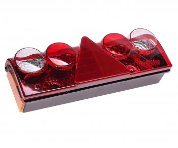 Фонарь задний SCHMITZ Europoint 2 левый (7-pin,красно-белый) MARS TECH MARS TECH m611448