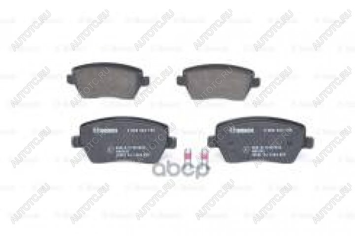 2 499 р. Колодки тормозные передние (4шт.) BOSCH  Nissan Micra  K11 (1992-2003), Nissan Note  1 (2004-2013), Renault Clio ( C57,  B57,  CB,  BB,  KR,  CR,  BR) (1990-2013), Renault Logan  1 (2004-2016), Лада Веста  2180 (2015-2025), Лада Ларгус (2012-2025)  с доставкой в г. Воронеж