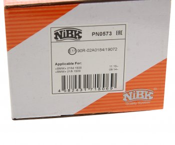3 799 р. Колодки тормозные передние (4шт.) NIBK Mini Cooper (2006-2014)  с доставкой в г. Воронеж. Увеличить фотографию 4