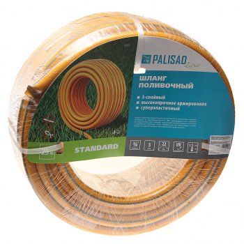 Шланг поливочный 34 25м армированный 3 слойный Luxe PALISAD PALISAD 67657