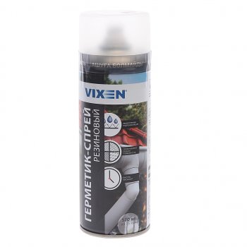 Герметик с резиной аэрозоль 520мл VIXEN VIXEN vx-90200