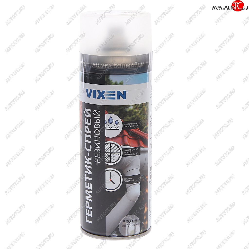 479 р. Герметик с резиной аэрозоль 520мл VIXEN VIXEN vx-90200  с доставкой в г. Воронеж