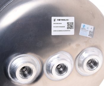 7 249 р. Баллон воздушный SHACMAN SHAANXI X5000 X6000 ресивер 20л OE SHACMAN dz97259360009  с доставкой в г. Воронеж. Увеличить фотографию 3